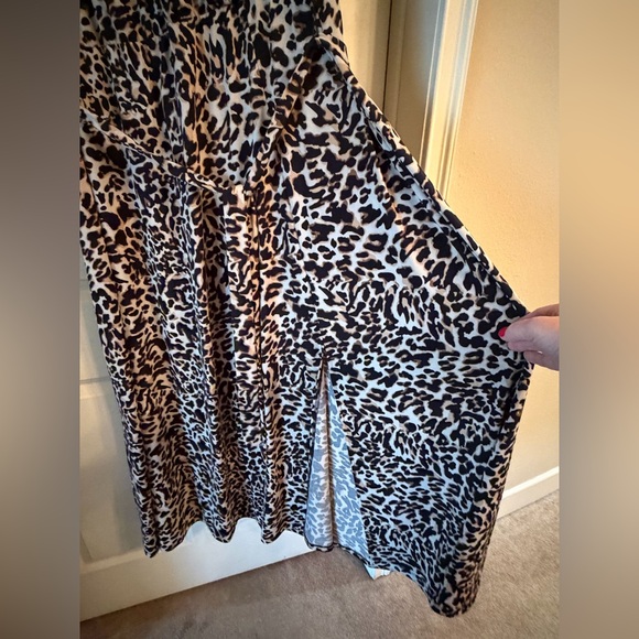 Eloquii Animal Print Long Sleeve Maxi Dress - Picture 3 of 7